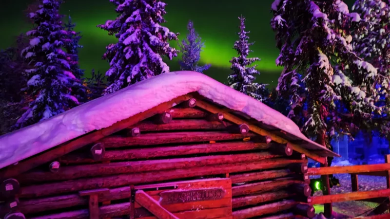 Polowanie na zorzę na skuterze w Rovaniemi